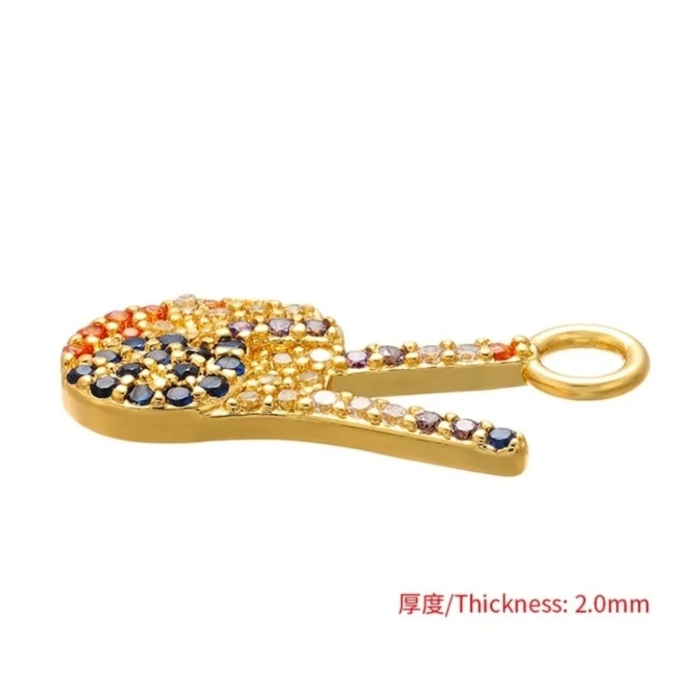 Gold Peace Pendant ✌️ - Picture 2 of 3